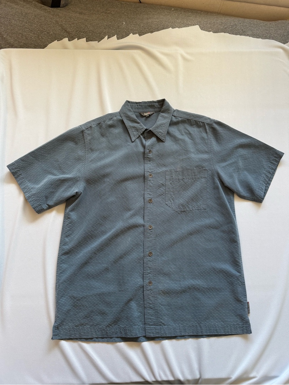 Royal Robbins Plaid Shirt Gray M